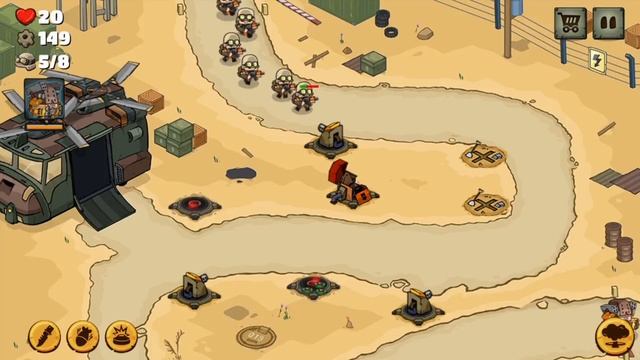 НОВАЯ ИГРА В ЖАНРЕ ЗАЩИТА БАШЕН НА АНДРОИД ОБЗОР METAL SOLDIERS ANDROID GAMEPLAY HD TD GAMES смотреть онлайн