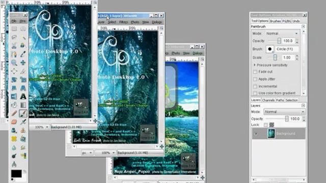 GimPhoto - free Photoshop alternative смотреть онлайн
