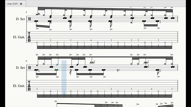 Master Of Puppets With 21/32 Drums