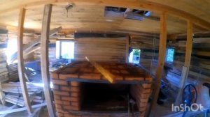 Двух колпаковая печь под ключ. От фундамента до трубы. Кирилл печник. Жизнь в деревне.