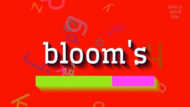 How to say "bloom's"! (High Quality Voices) смотреть онлайн