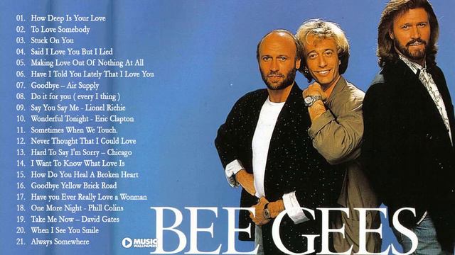 Bee Gees, Michael Bolton, Phil Collins, Rod Stewart, Chicago - Best Soft Rock 70s,80s,90s