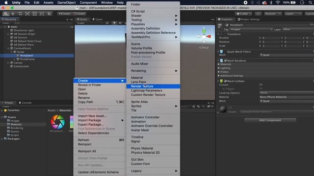 ARFoundation Tutorial with Shader Graph and Stencil Buffer смотреть онлайн