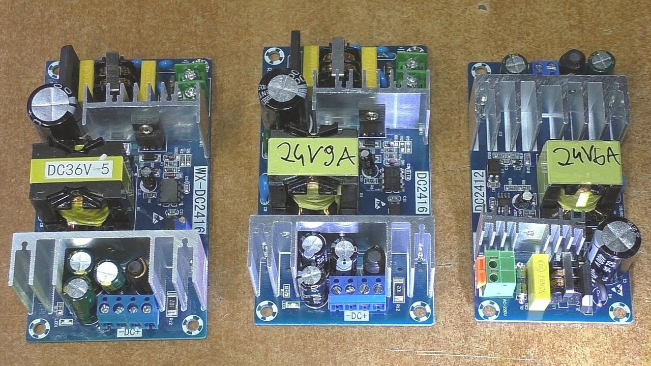 ПРОВЕРКА МАКСИМАЛЬНОЙ МОЩНОСТИ. Китайские блоки питания: 24Вх6А, 24Вх9А и 36Вх6.5А смотреть онлайн