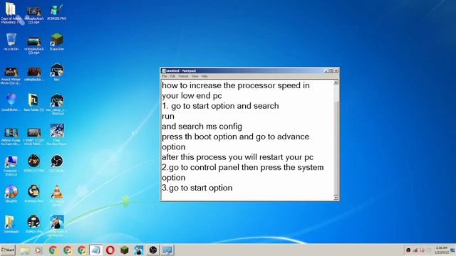 HOW TO INCREASE THE PROCESSOR SPEED IN WINDOW 7 FOR LOW END PC смотреть онлайн