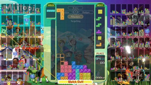 Tetris 99 (Nintendo Switch): Miitopia Theme Event смотреть онлайн