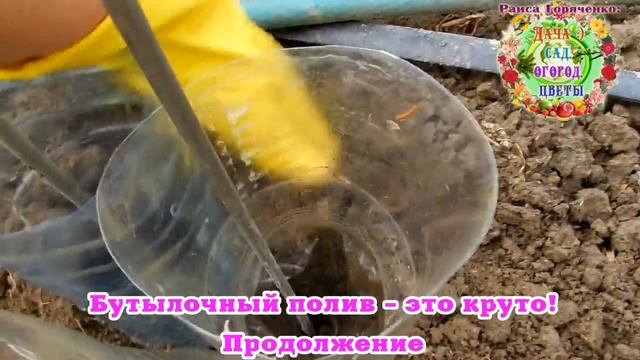 Бутылочный полив. Сделайте это. И будете весь сезон с водой смотреть онлайн