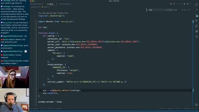Using Neovis.js to display Neo4j data in Laravel - Learning Laravel, Matt Stauffer & Zuzana Kunckov смотреть онлайн