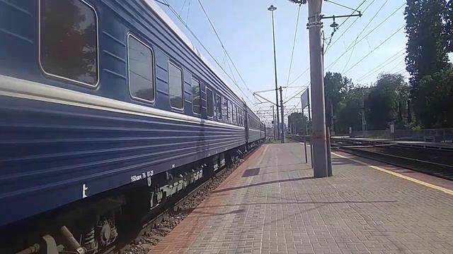 «Разные вагоны» TЭП70 - 0289 пассажирским поездом № 929 «Жемчужина Кавказа» Москва - Москва смотреть онлайн