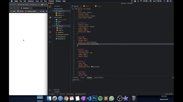 Calculator In ReactJS - Coding Challenge #3 смотреть онлайн