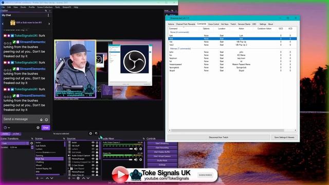 Streamer Bot/OBS !lurk Command Set Up to Twitch Profile Pic. смотреть онлайн