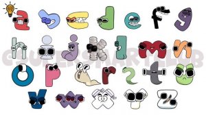 Complete LOWERCASE Alphabet Lore Compiled!