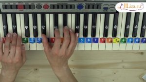 Как играть Собачий вальс на пианино. Ноты цифрами