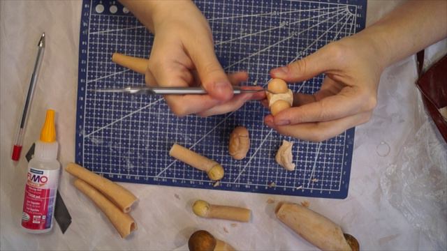 Шарнирная кукла с нуля часть 11 Установка коленных и локтевых шарниров смотреть онлайн