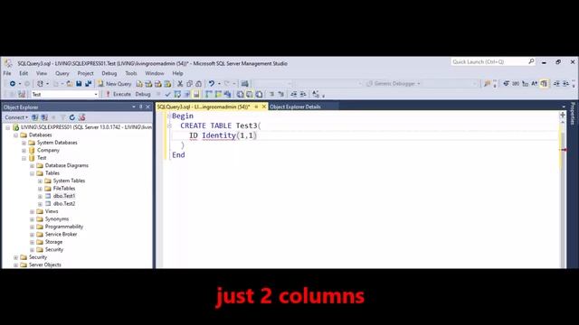 MSSQL - Create table if it doesn't exist смотреть онлайн