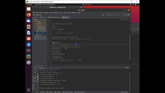 Sistema criptográfico RSA en Python смотреть онлайн