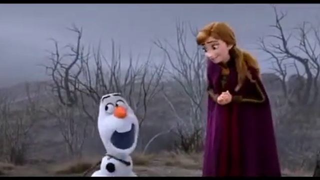 Olaf trying to sing like Elsa смотреть онлайн