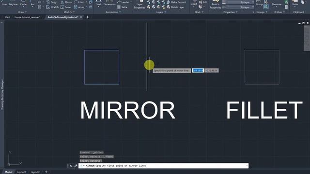 AutoCAD LT - Modify drawing tools смотреть онлайн