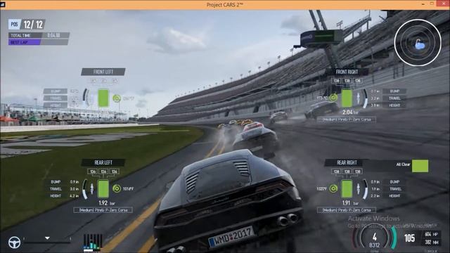 Project Cars 2 : Rainy Climate [ Nvidia Geforce 820m(2gb) ] смотреть онлайн