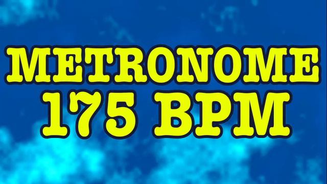 175 BPM Metronome - 10 Minute Metronome - 175BPM Click Track - 10 Minute Timer - Metrónomo 175 смотреть онлайн
