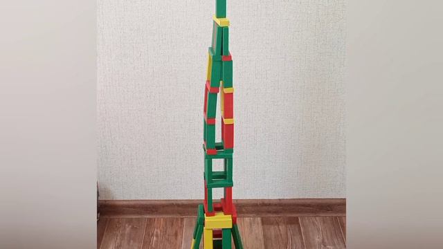 Удивительные постройки из кубиков. смотреть онлайн