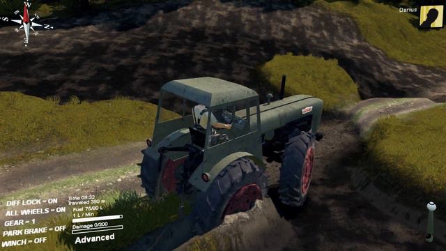 SpinTires Трактор Dutra D4K