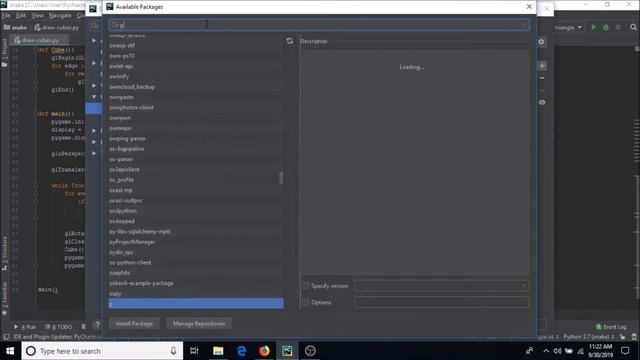 Learning Python by building games | 14. Getting to Know PyopenGL смотреть онлайн