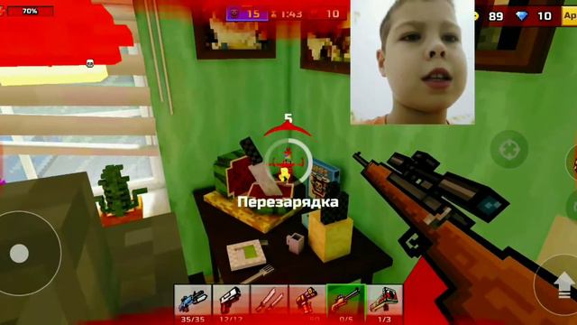 🟩МАЙНКРАФТ 🔫 СТРЕЛЯЛКИ 🔫 🦜Попугайчик ПРО немного Тормозит, Может взять Щенка❓🐶 смотреть онлайн