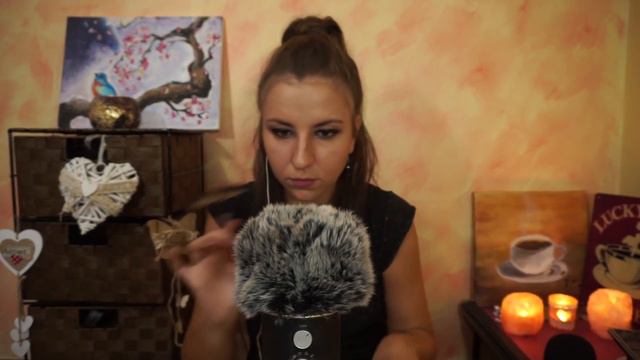 🌜АСМР В деле только кисточки* Массаж ушек*😍ASMR Fluffy Mic 💋Intense Microphone Brushing смотреть онлайн