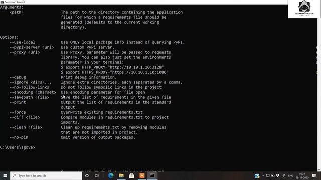 Creating requirement.txt for python Flask/Django projects using pipreqs package. смотреть онлайн