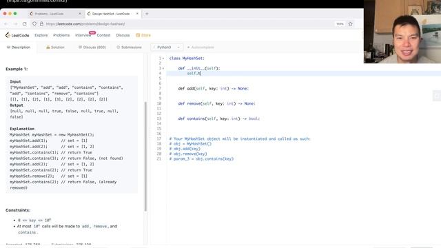 705. Design HashSet - Day 21/30 Leetcode April Challenge смотреть онлайн