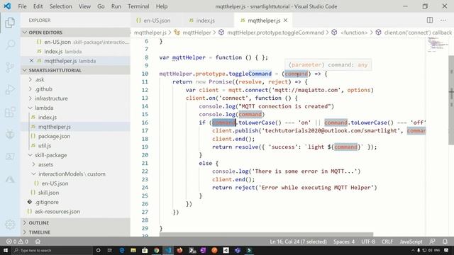 Alexa Smart Light using ESP8266 - Part 10 смотреть онлайн