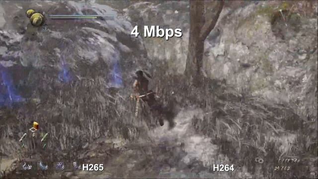 H.265 vs H.264 Comparison - Using Video Games смотреть онлайн