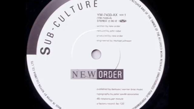 New Order - SUB CULTURE смотреть онлайн