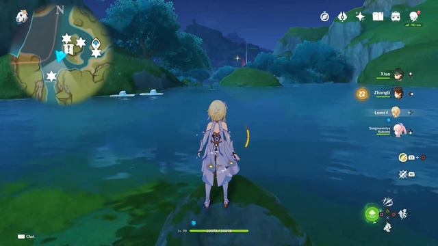 Nilotpala Lotus Locations | All farming route | Fast and Efficient | Genshin Impact смотреть онлайн