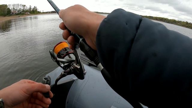 Самоизолировались...Ловля окуня на спиннинг весной с лодки. Приманки на окуня. Рыбалка 2020. смотреть онлайн