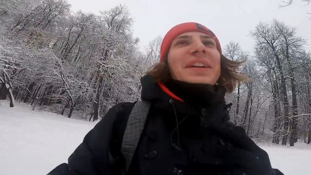 НА СКЕЙТЕ ПО СНЕГУ / ТЕСТ- ДРАЙВ СНОУ-СКЕЙТА / СКЕЙТБОРД НА ЛЫЖАХ! смотреть онлайн