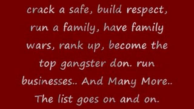 Gangsters Underworld - New! FREE MMORPG Gangster browser based смотреть онлайн