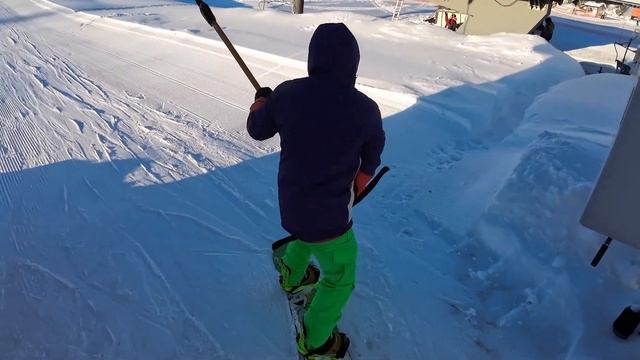Игора. Мороз -19, катаем и тестим бахилы для горнолыжных ботинок. Сезон 23_24. смотреть онлайн