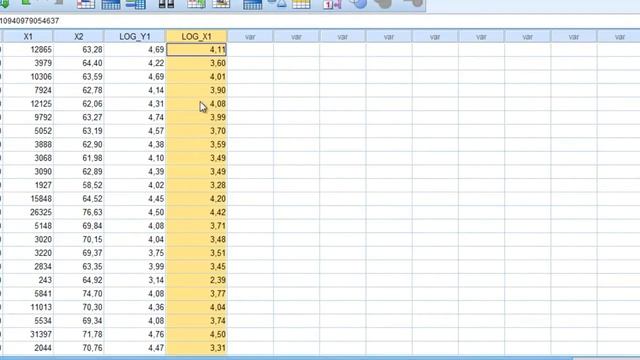 Tutorial Transformasi Data dalam Bentuk LOG dan LN di SPSS смотреть онлайн