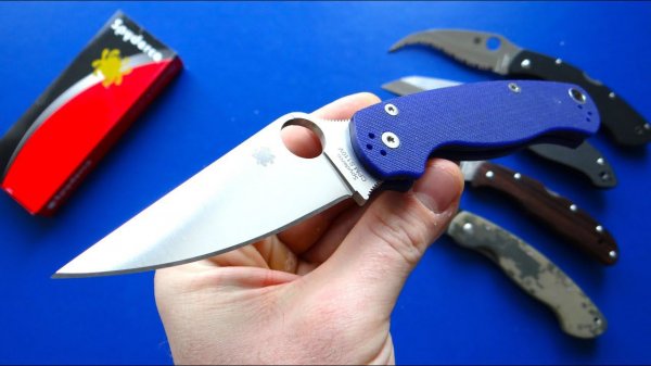 Умопомрачительный рез! Spyderco Paramilitary 2 S110V