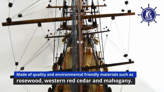 AMERIGO VESPUCCI FULLY ASSEMBLED wooden ship model by Old Modern Handicrafts смотреть онлайн