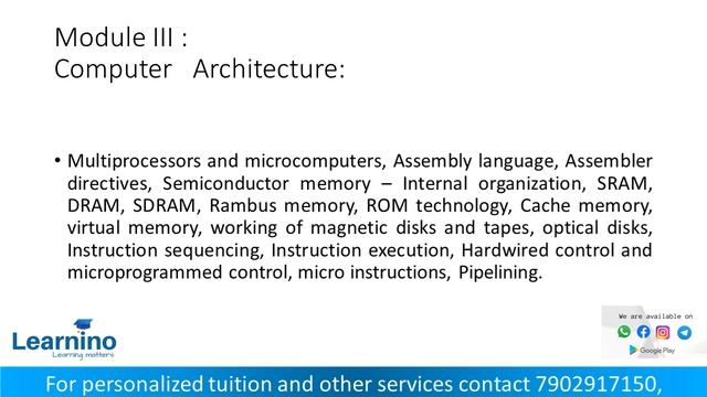 Demonstrator Model Syllabus CSE смотреть онлайн
