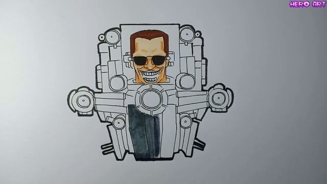 How To Draw Gman Toilet Boss Update 4.0 In Skibidi Toilet 67 смотреть онлайн