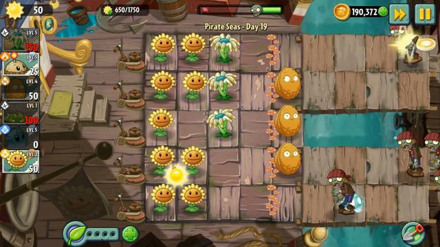 Прохождение Растения против зомби 2, Пиратские моря, 19-й день смотреть онлайн