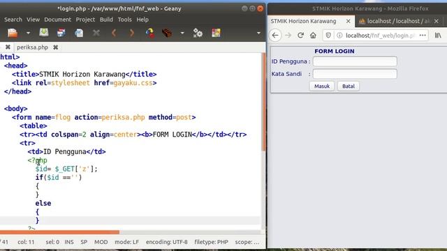 Part#4 Membuat Form Login dengan HTML-PHP-MySQL смотреть онлайн