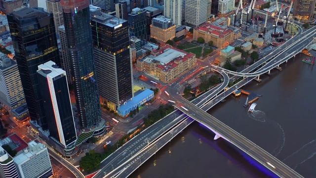 Brisbane Aus 2023 In 4K Ultra HD - Time Lapse And Drone Video | Brisbane, Queensland, Australia