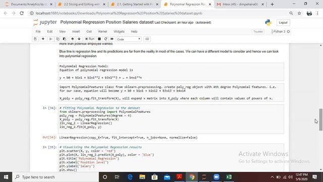 Machine Learning Linear Vs Polynomial Regression Using Python | Recorded Classroom Session смотреть онлайн