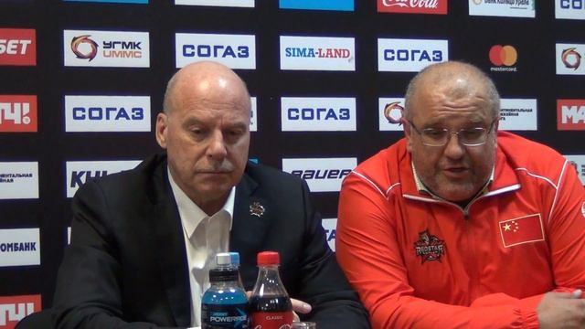 ХК "Автомобилист" vs ХК "Куньлунь РС" (Пекин), 1:2, 01/09/2017. Пресс-конференция. смотреть онлайн