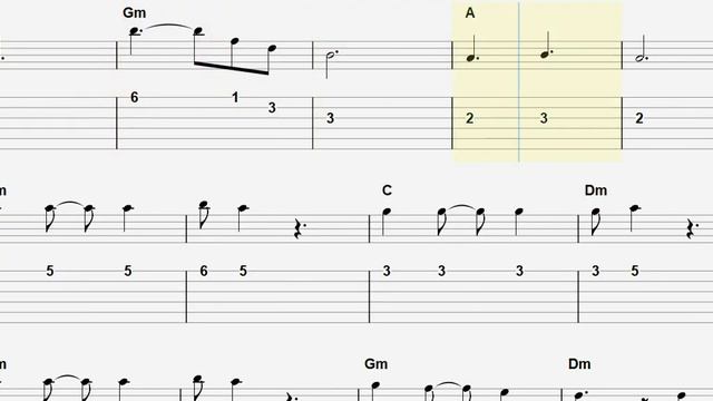 Pirates of the Caribbean theme GUITAR TAB смотреть онлайн